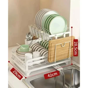 Secador Escurridor Loza Platos 2 Niveles Cocina Secaplatos