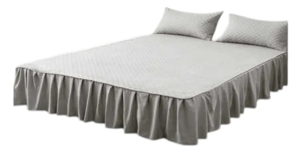 Cubrecolchon Impermeable Con Faldón 2 Plazas