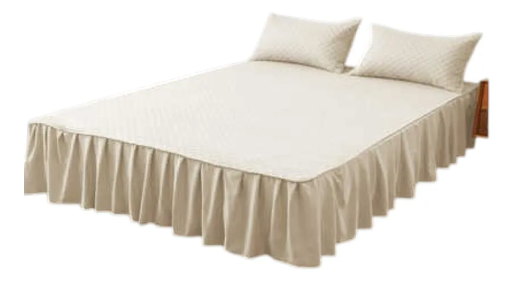 Cubrecolchon Impermeable Con Faldón King