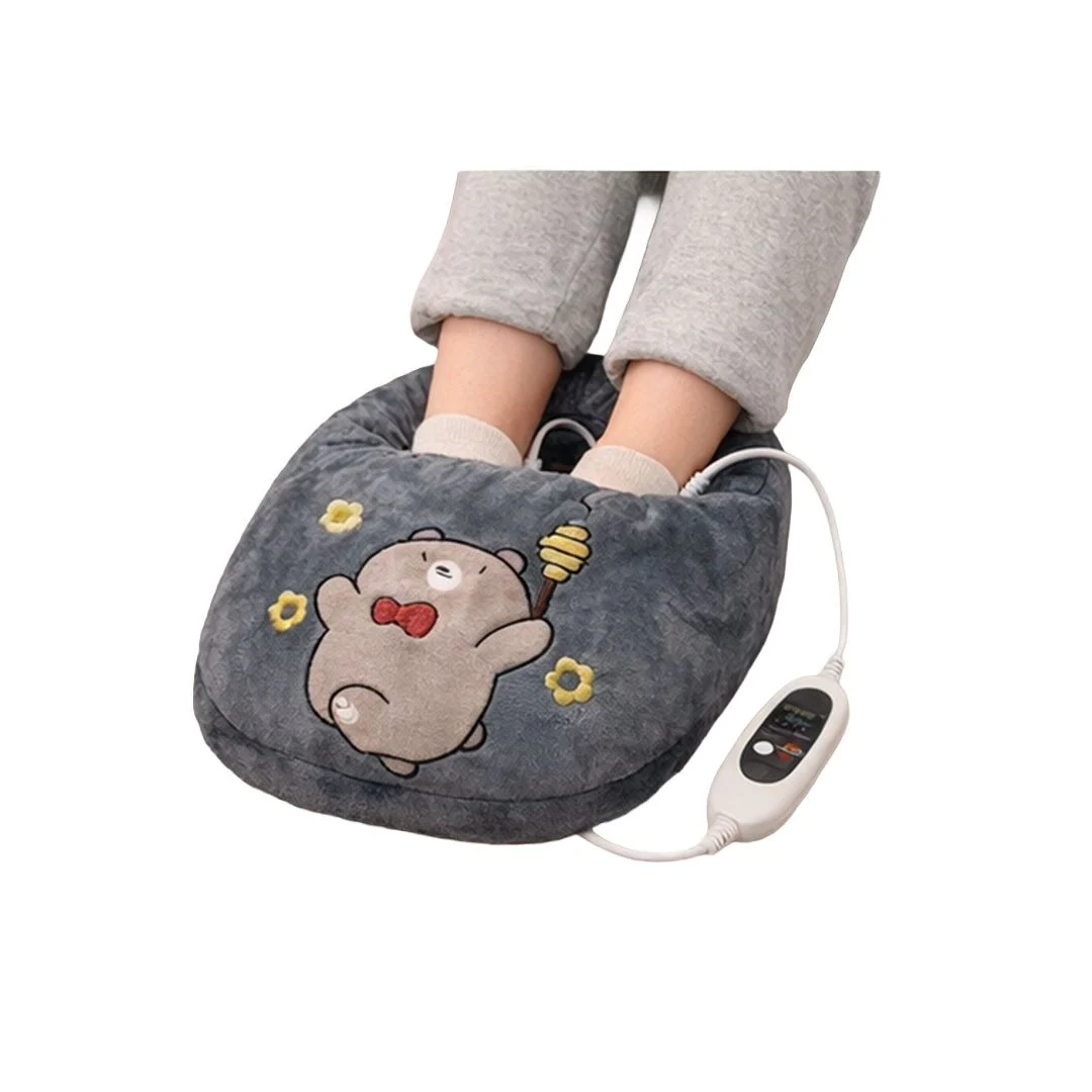 Calentador de Pies Eléctrico Plush Diseño Oso Antorcha - Imagen 2