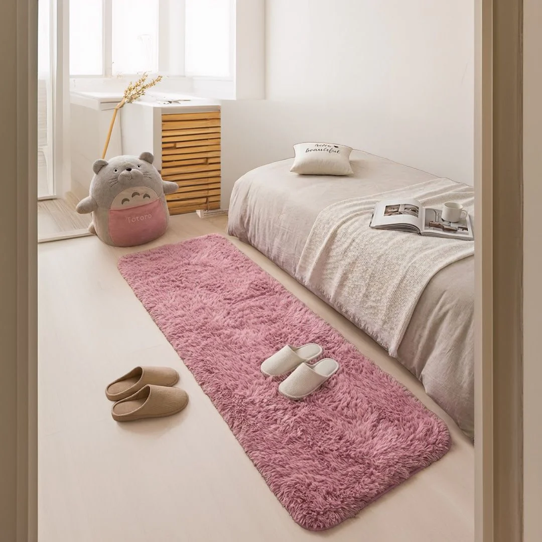Alfombra Pasillera Tipo Shaggy medida 55 x200 cm 13 - Imagen 4