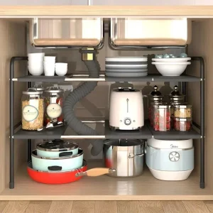 Mueble Organizador Estante Cocina Baño Ajustable