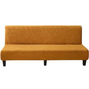 Funda Cubre Futón Elasticada en Cuadrille Burdeo Diseño 6 - imagen 3
