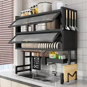 Escurridor Secador Loza Platos 3 Niveles Organizador 85 cm - imagen 4