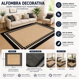 Alfombra Con Diseño 150x200cm Meipulis