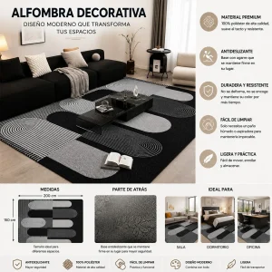 Alfombra Con Diseño 150x200cm Meipulis