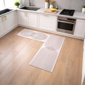 Set de Alfombras de cocina Nanopiel antideslizante 120x40cm
