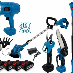 Kit 6 en 1 Cortadora de Pasto Para Jardinería