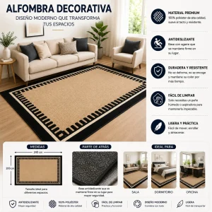 Alfombras Con Diseno 3D Medidas 200 x 240 cm