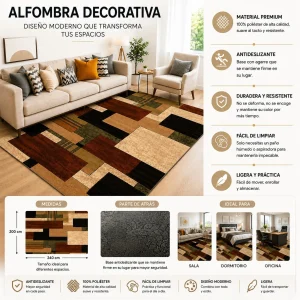 Alfombras Con Diseno 3D Medidas 200 x 240 cm
