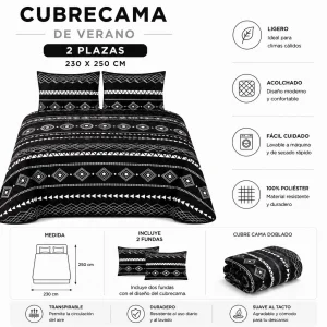 cubrecama de Verano 2 plazas 230x250