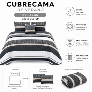 cubrecama de Verano 2 plazas 230x250