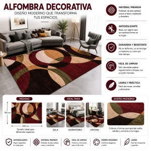 Alfombra Con Diseño 150x200cm Meipulis