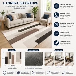 Alfombra Con Diseño 150x200cm Meipulis