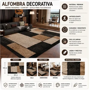Alfombra Con Diseño 150x200cm Meipulis