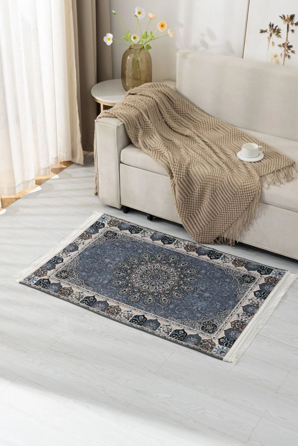 Alfombra Decorativa con Flequillos 80x120 cm Diseño 5