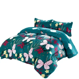 Cobertor Plush Extra Suave plaza y media Ideal para Invierno Rosado Diseño 2