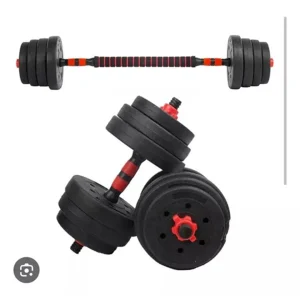 Set Mancuernas Y Barra Unibles 20kg Pesas Ajustables