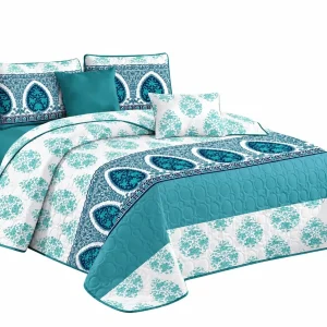 Cubrecama de Verano Super King Diseños 270x290 cm Verde Diseño 1