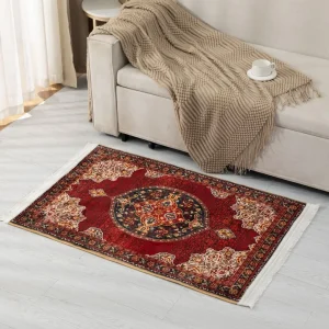 Alfombra Decorativa con Flequillos 80x120 cm Diseño 3
