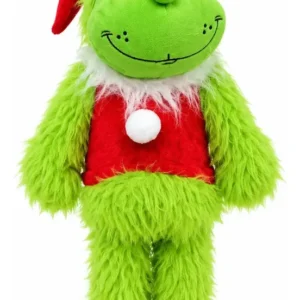 Muñeco Navideño Grinch Peludo con Patas Largas 56 cm