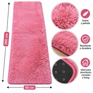 ALFOMBRAS PASILLERAS SHAGGY DE 60 × 200 CM