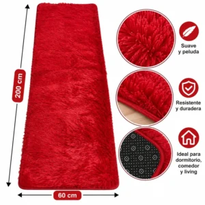 ALFOMBRAS PASILLERAS SHAGGY DE 60 × 200 CM