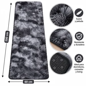 ALFOMBRAS PASILLERAS SHAGGY DE 60 × 200 CM