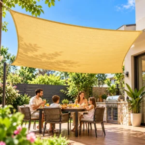 Toldo Cuadrado 3x3 m para Sombra Cubierta Terraza Jardín - imagen 2