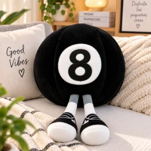 Almohada Peluche Bola Ocho - imagen 2